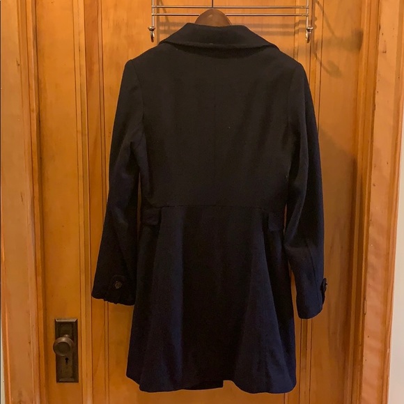 Lightweight coat: Navy Wool/viscose blend US 10 - Picture 7 of 9